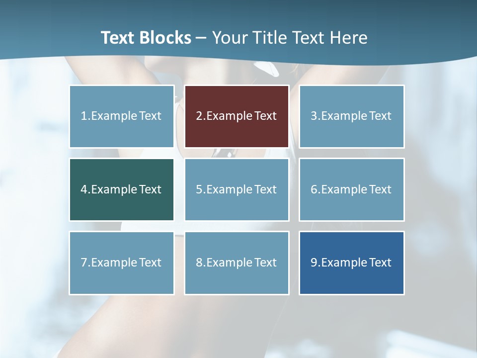 Exercise Building Caucasian PowerPoint Template