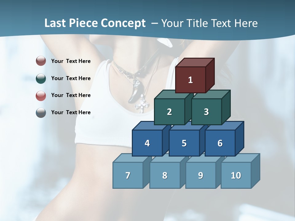 Exercise Building Caucasian PowerPoint Template