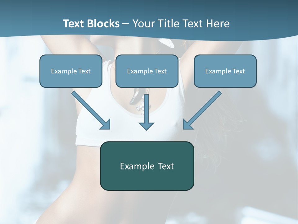 Exercise Building Caucasian PowerPoint Template