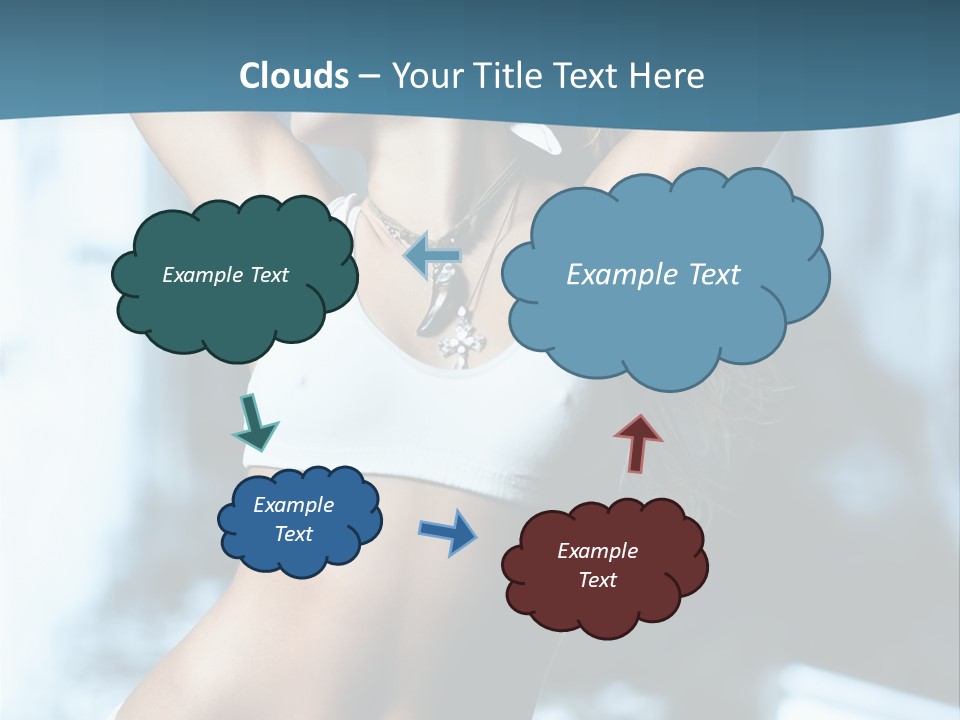 Exercise Building Caucasian PowerPoint Template