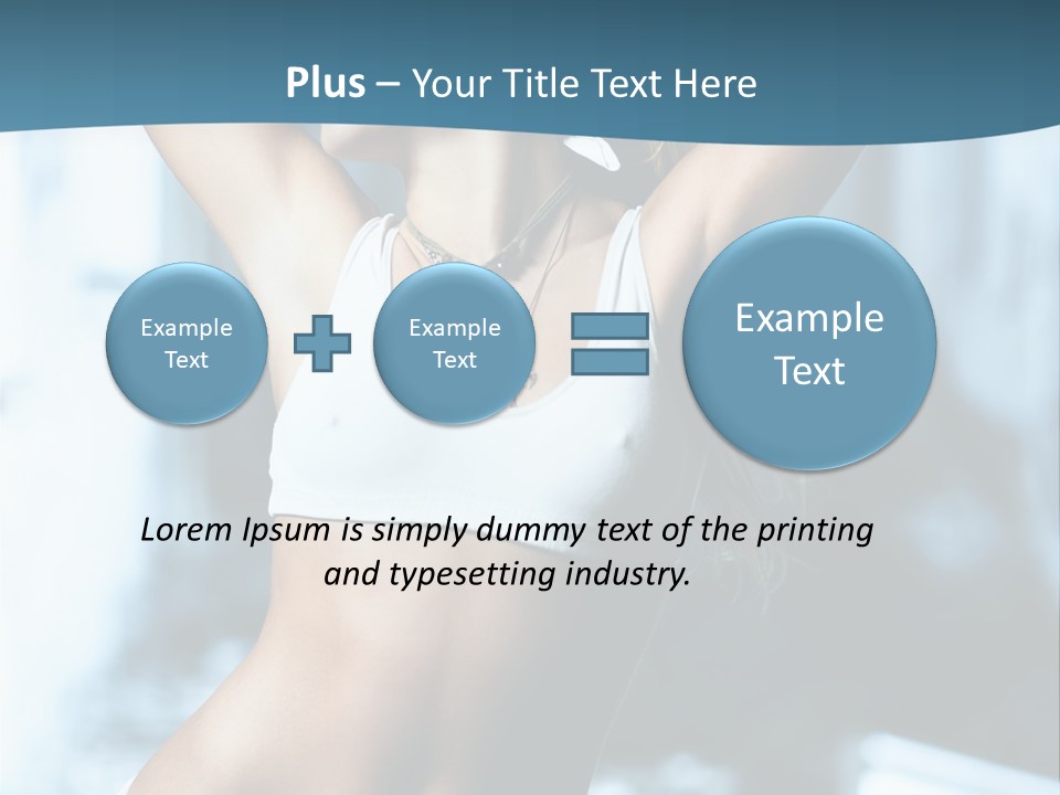 Exercise Building Caucasian PowerPoint Template