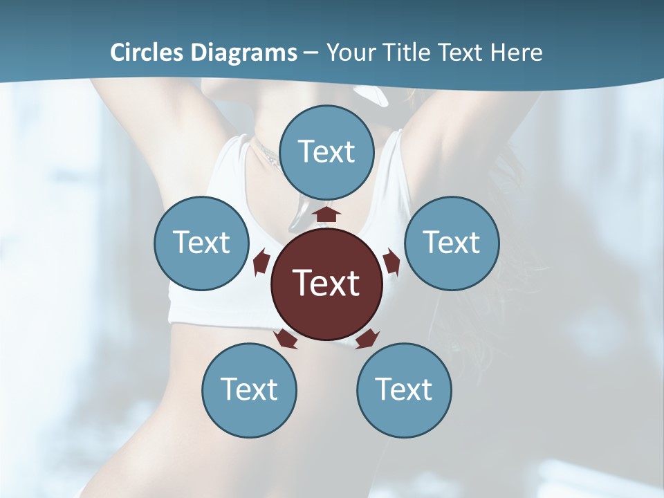 Exercise Building Caucasian PowerPoint Template