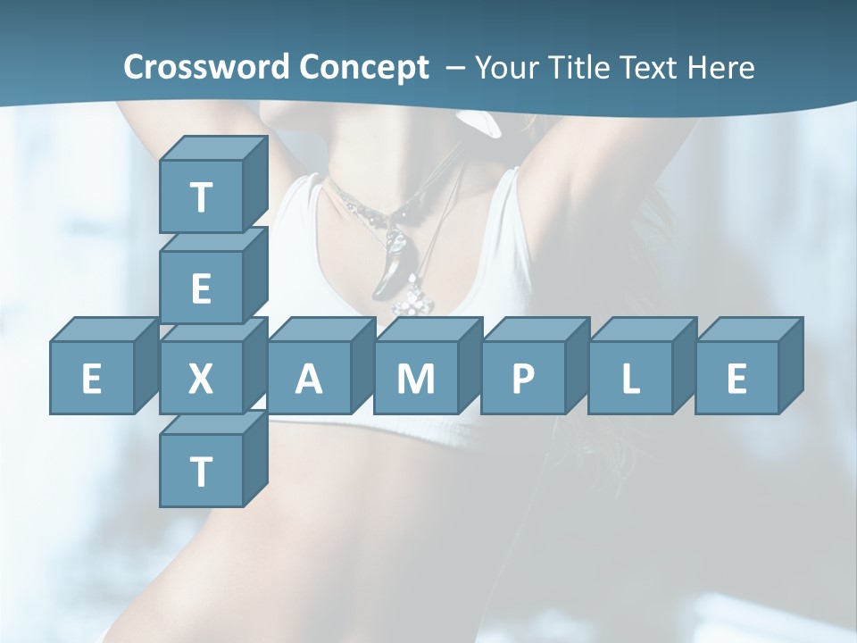 Exercise Building Caucasian PowerPoint Template
