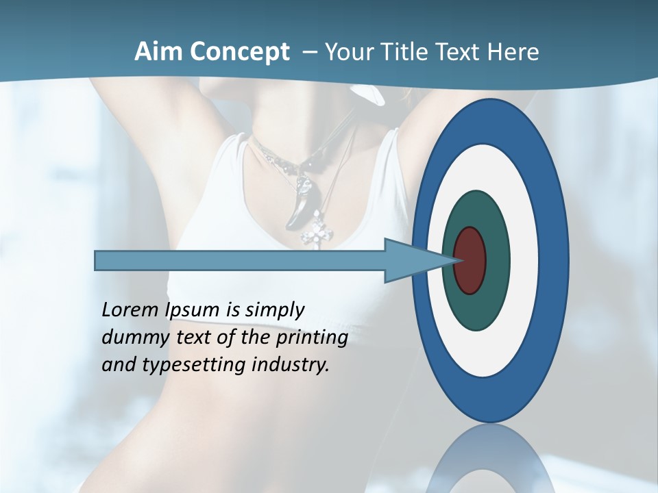 Exercise Building Caucasian PowerPoint Template