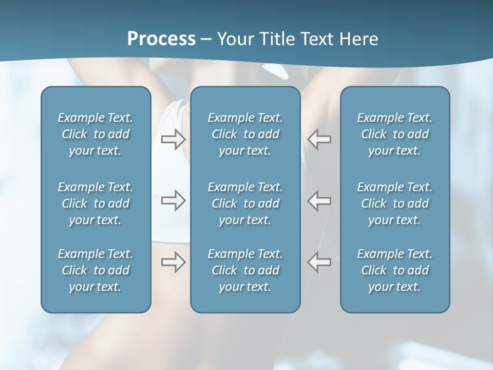 Exercise Building Caucasian PowerPoint Template