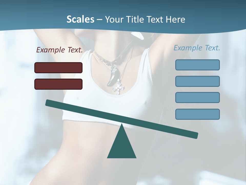 Exercise Building Caucasian PowerPoint Template