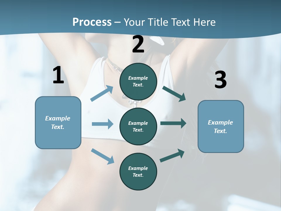 Exercise Building Caucasian PowerPoint Template