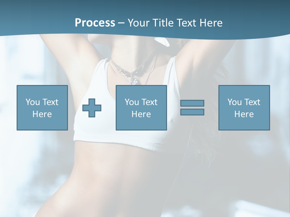 Exercise Building Caucasian PowerPoint Template