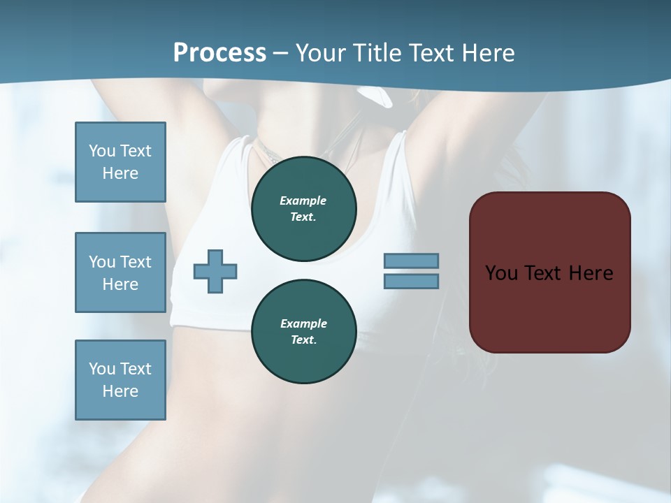 Exercise Building Caucasian PowerPoint Template
