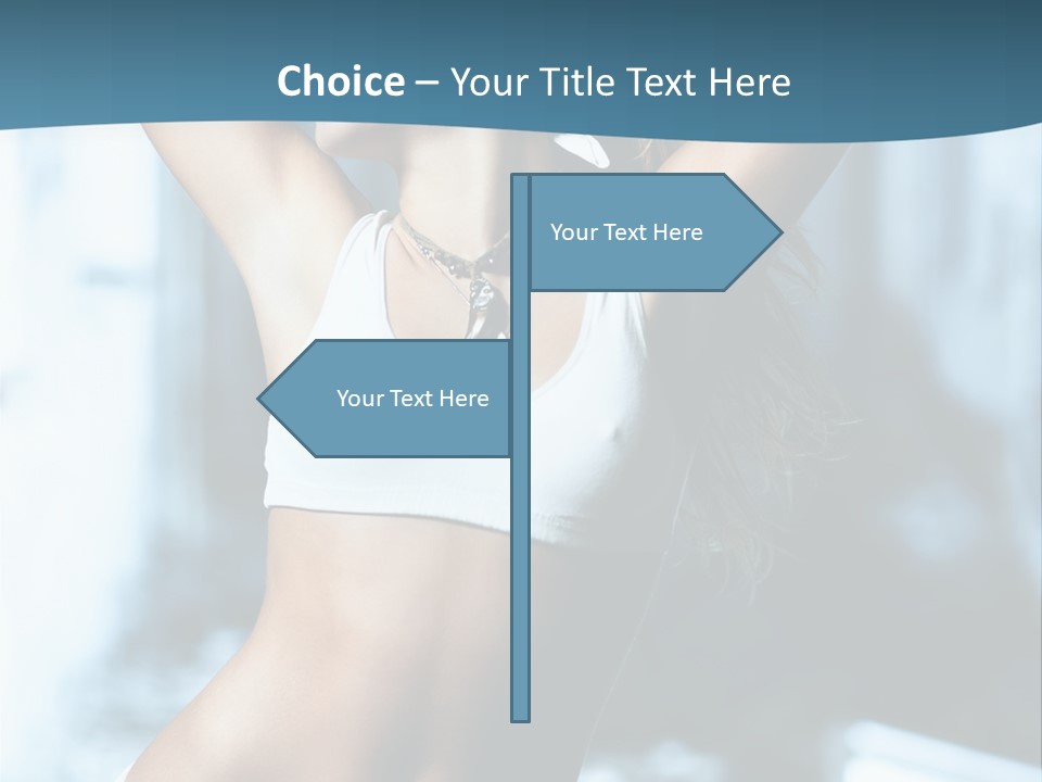 Exercise Building Caucasian PowerPoint Template