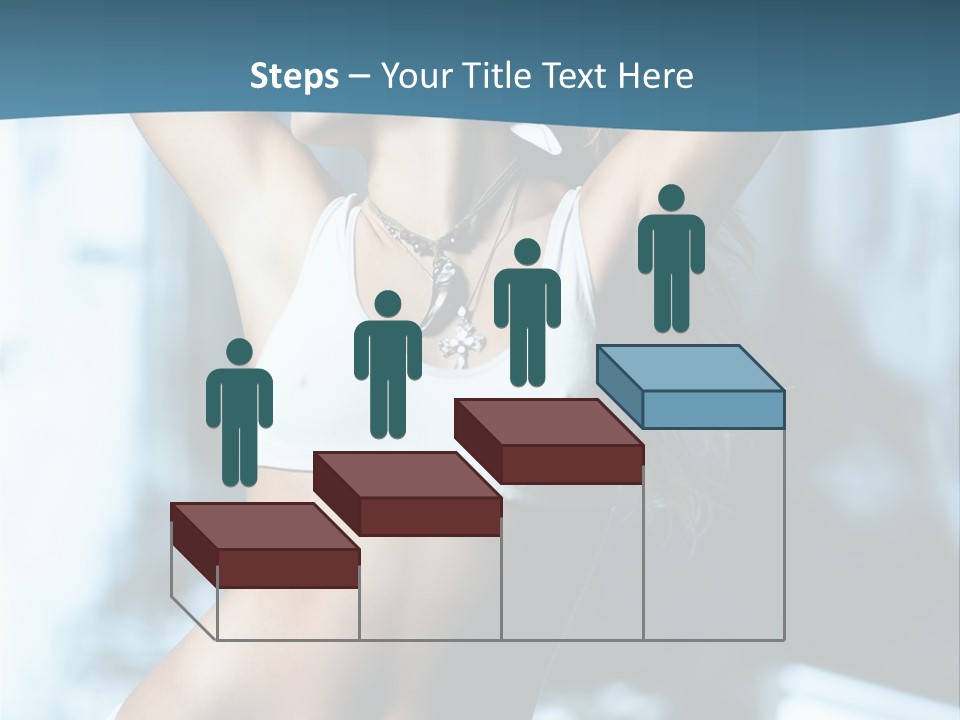 Exercise Building Caucasian PowerPoint Template