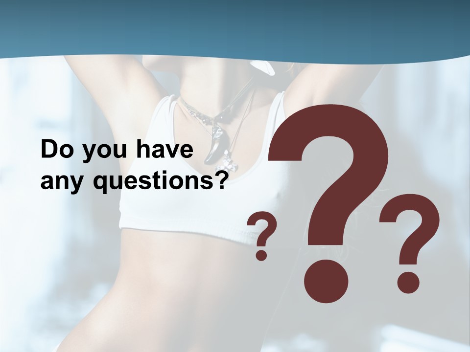 Exercise Building Caucasian PowerPoint Template