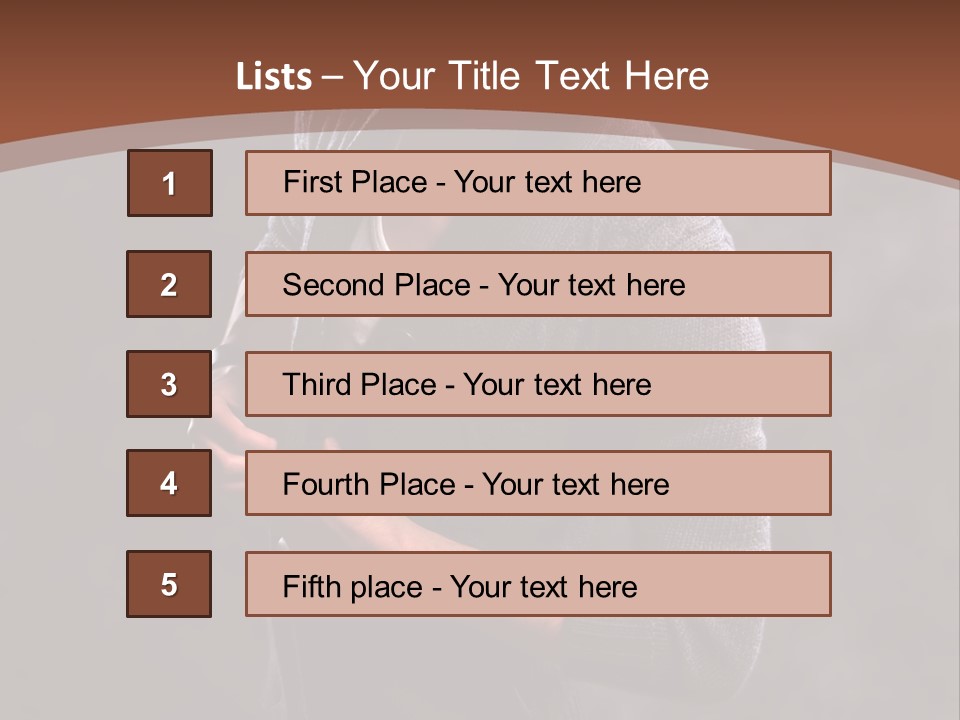 Trend Modern Masculine PowerPoint Template