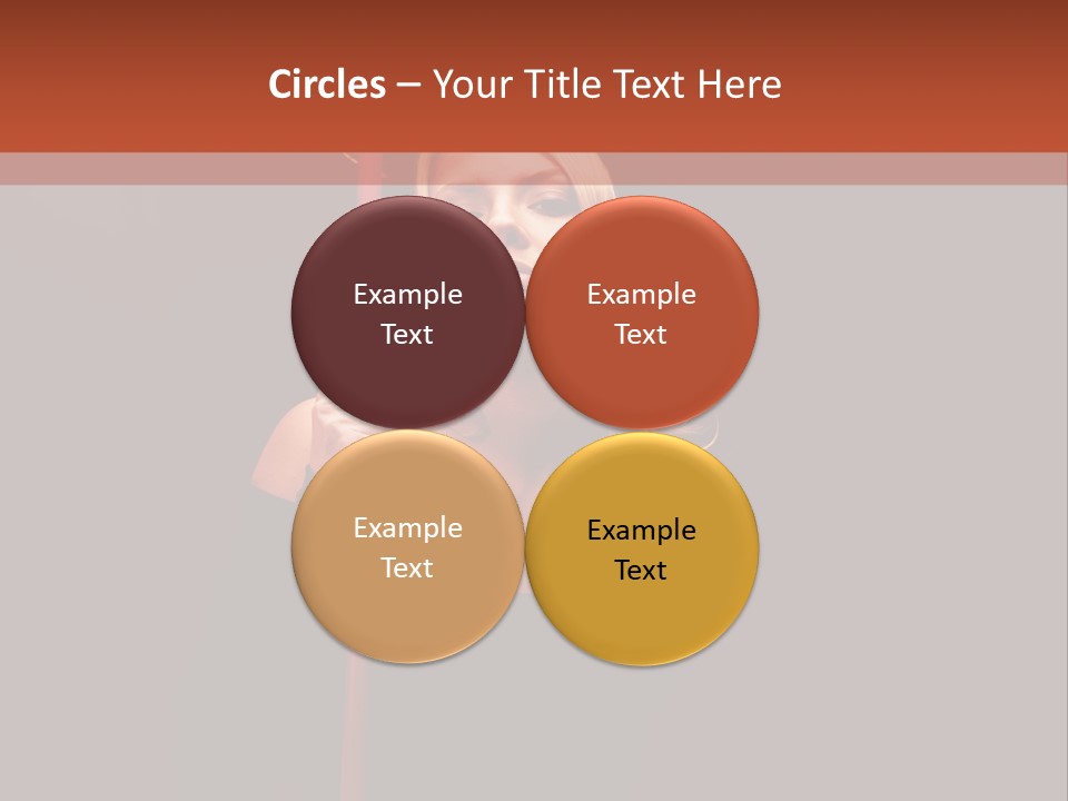 Girl Sensual Pretty PowerPoint Template