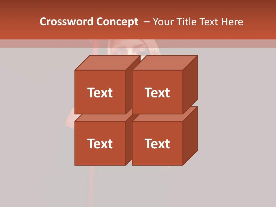 Girl Sensual Pretty PowerPoint Template