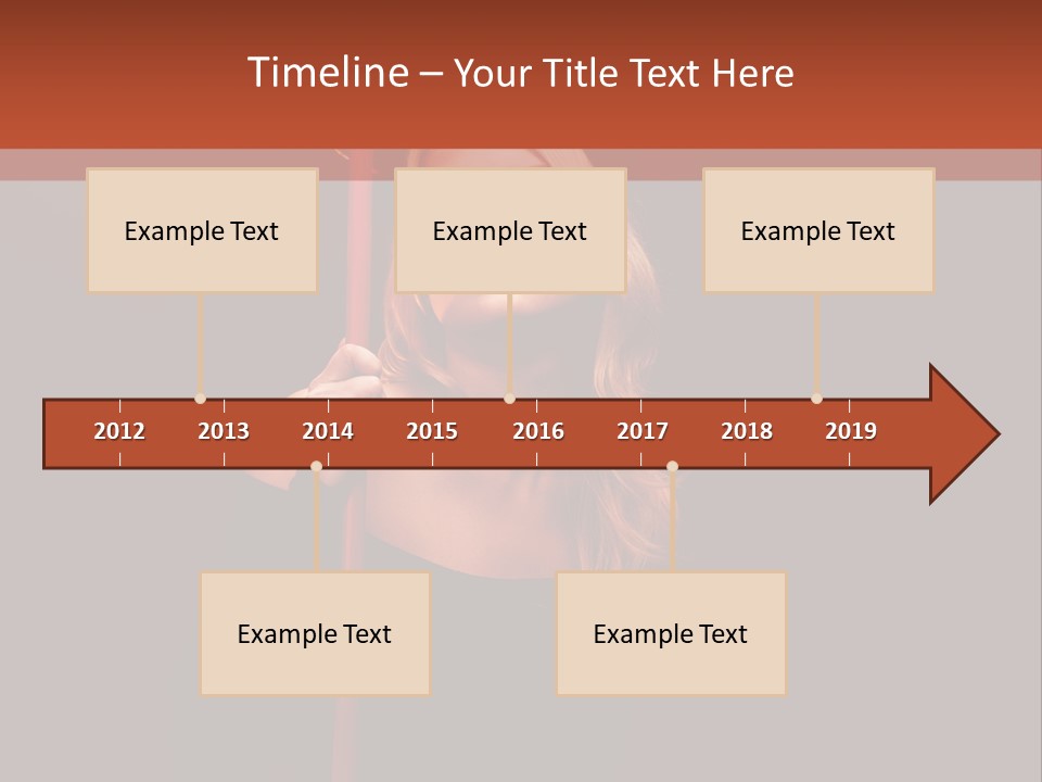 Girl Sensual Pretty PowerPoint Template