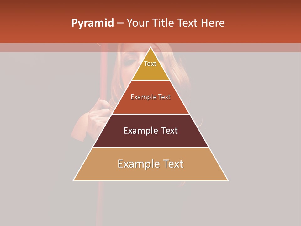 Girl Sensual Pretty PowerPoint Template