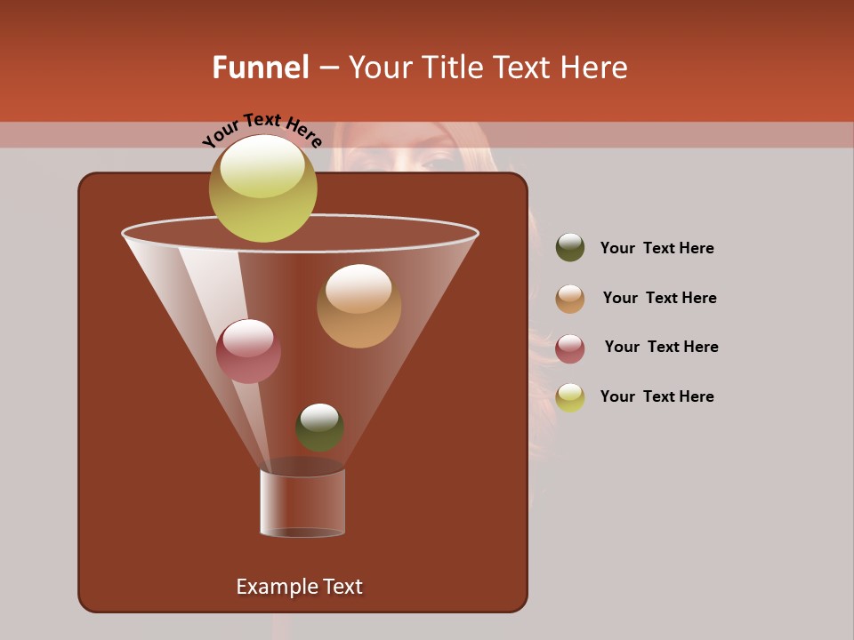 Girl Sensual Pretty PowerPoint Template