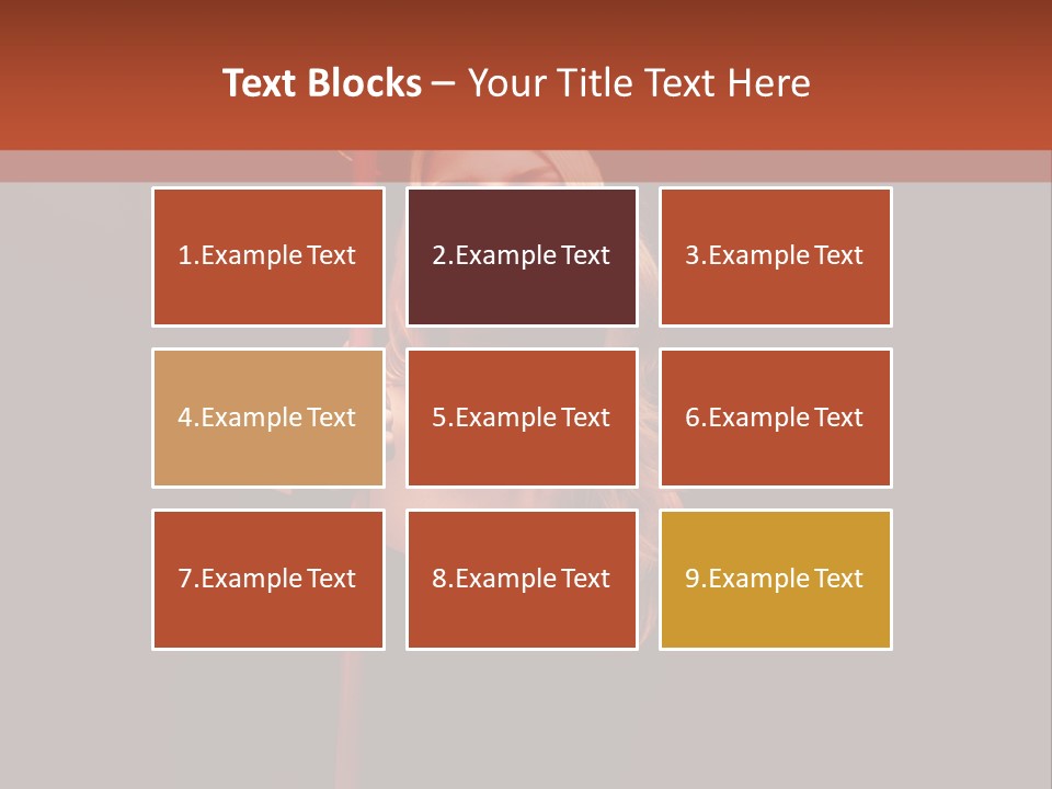 Girl Sensual Pretty PowerPoint Template