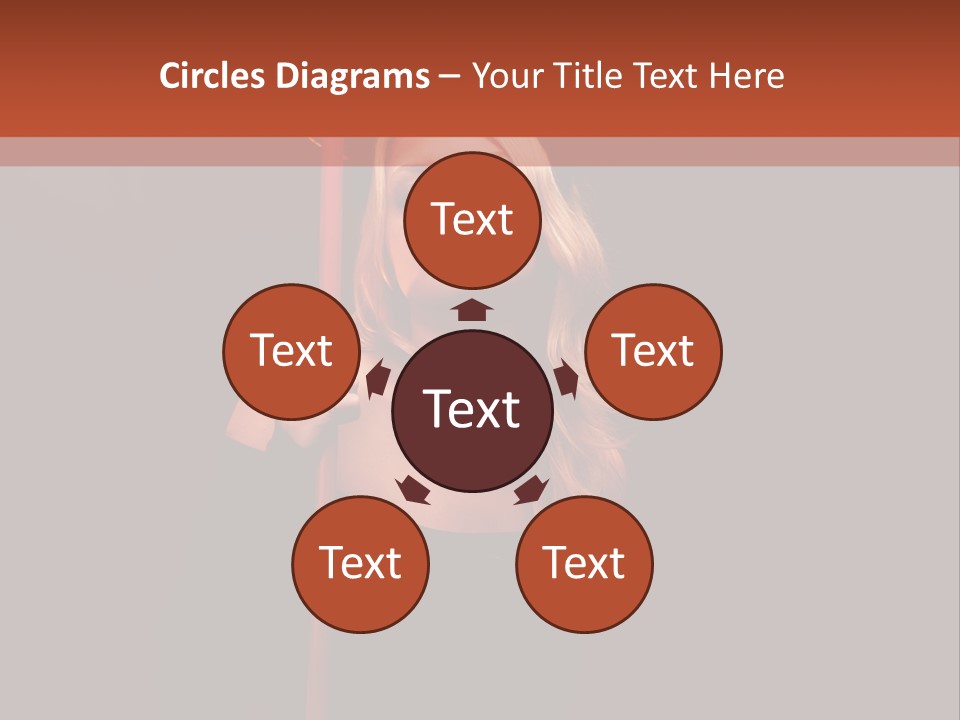 Girl Sensual Pretty PowerPoint Template