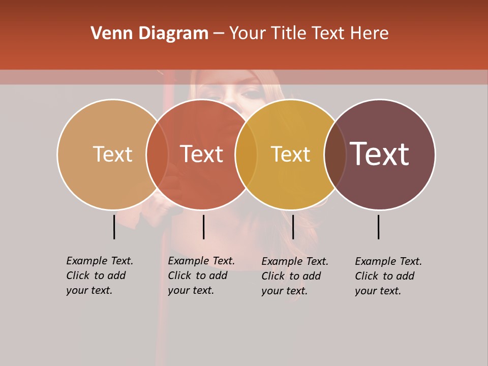 Girl Sensual Pretty PowerPoint Template