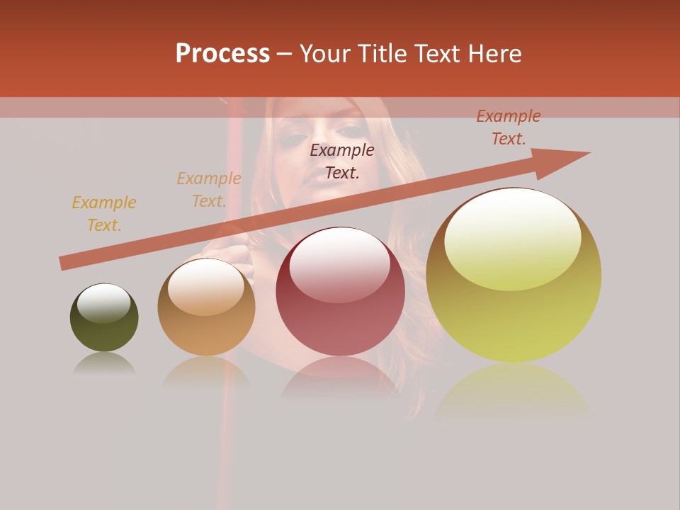 Girl Sensual Pretty PowerPoint Template