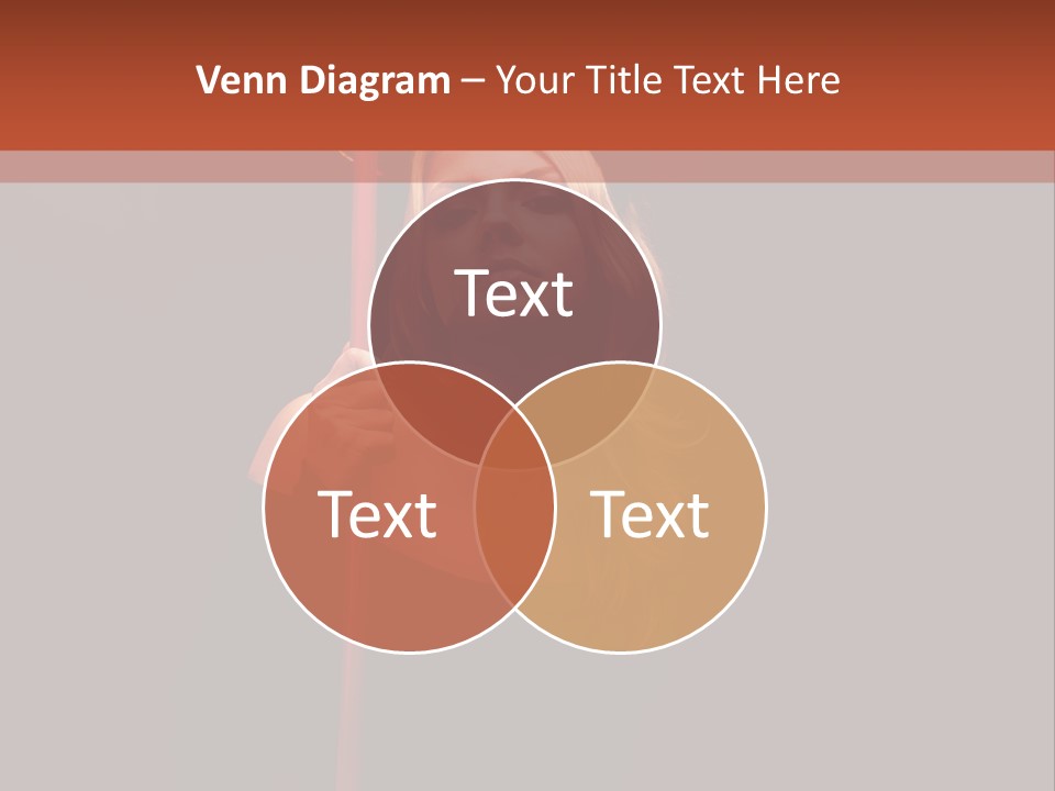 Girl Sensual Pretty PowerPoint Template