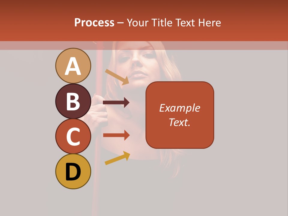 Girl Sensual Pretty PowerPoint Template