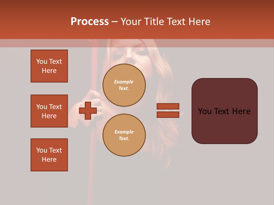 Girl Sensual Pretty PowerPoint Template