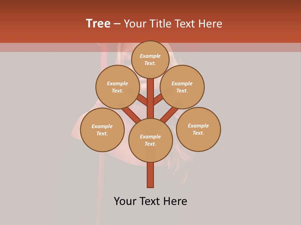 Girl Sensual Pretty PowerPoint Template