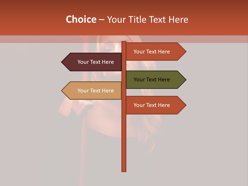 Girl Sensual Pretty PowerPoint Template