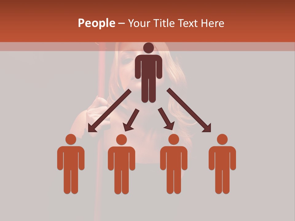 Girl Sensual Pretty PowerPoint Template