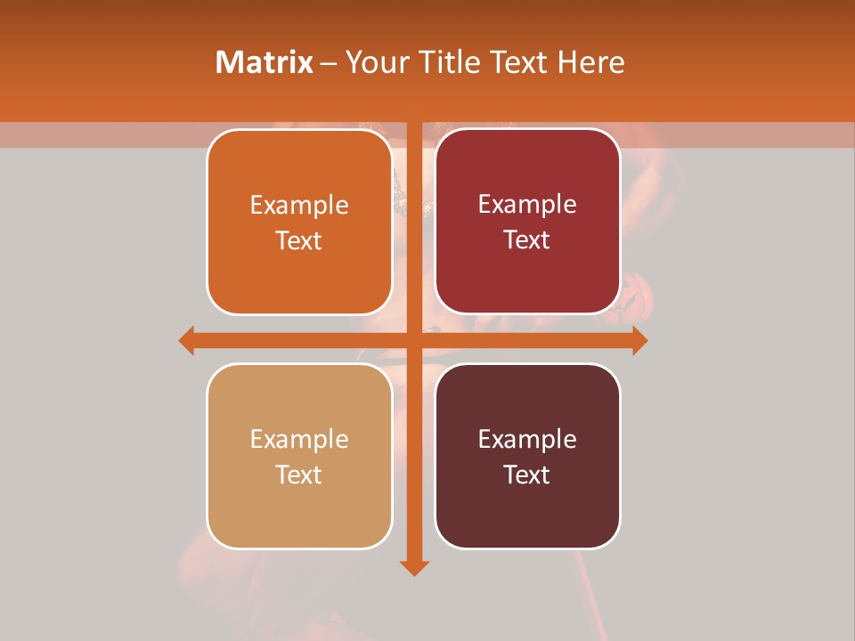 Black Trident Model PowerPoint Template