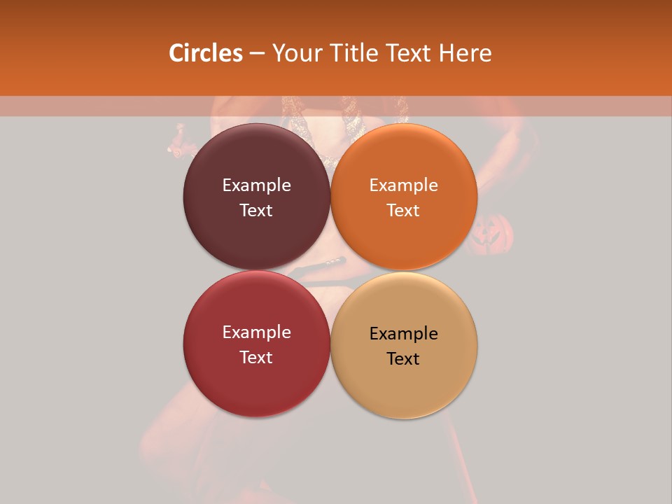 Black Trident Model PowerPoint Template