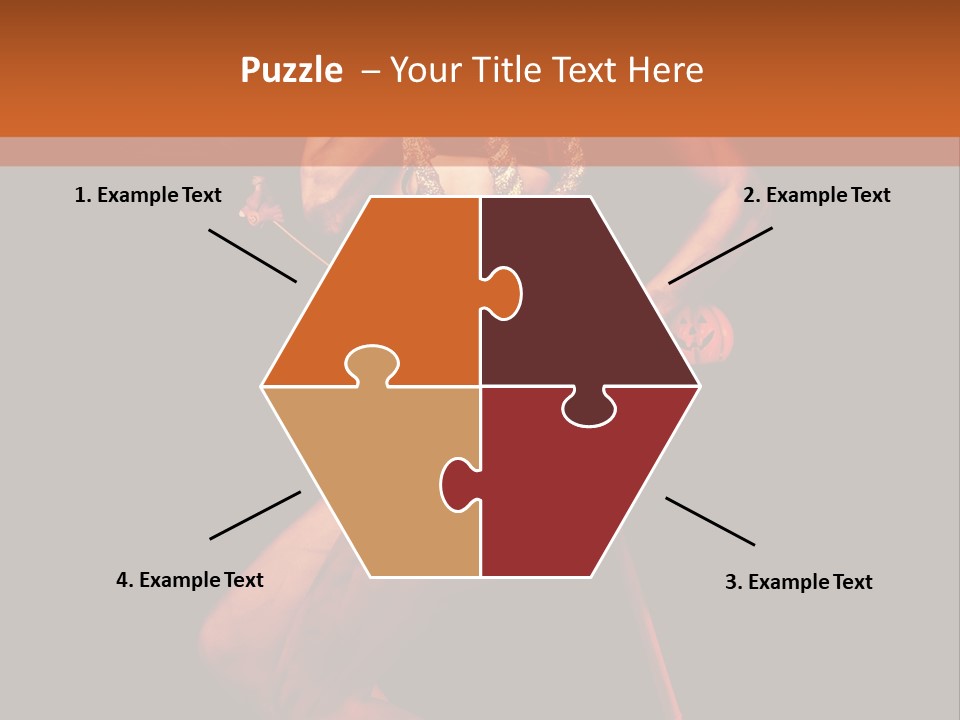 Black Trident Model PowerPoint Template