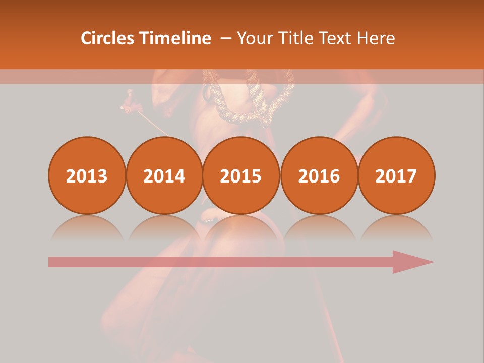 Black Trident Model PowerPoint Template