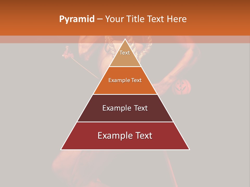 Black Trident Model PowerPoint Template