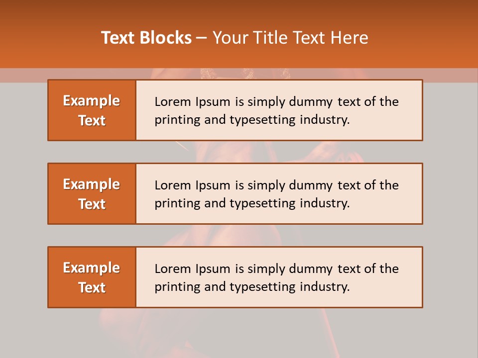 Black Trident Model PowerPoint Template