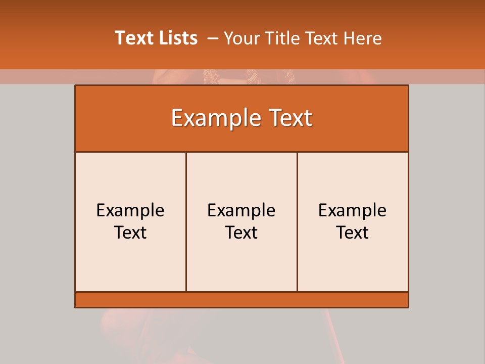 Black Trident Model PowerPoint Template