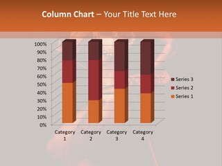 Black Trident Model PowerPoint Template