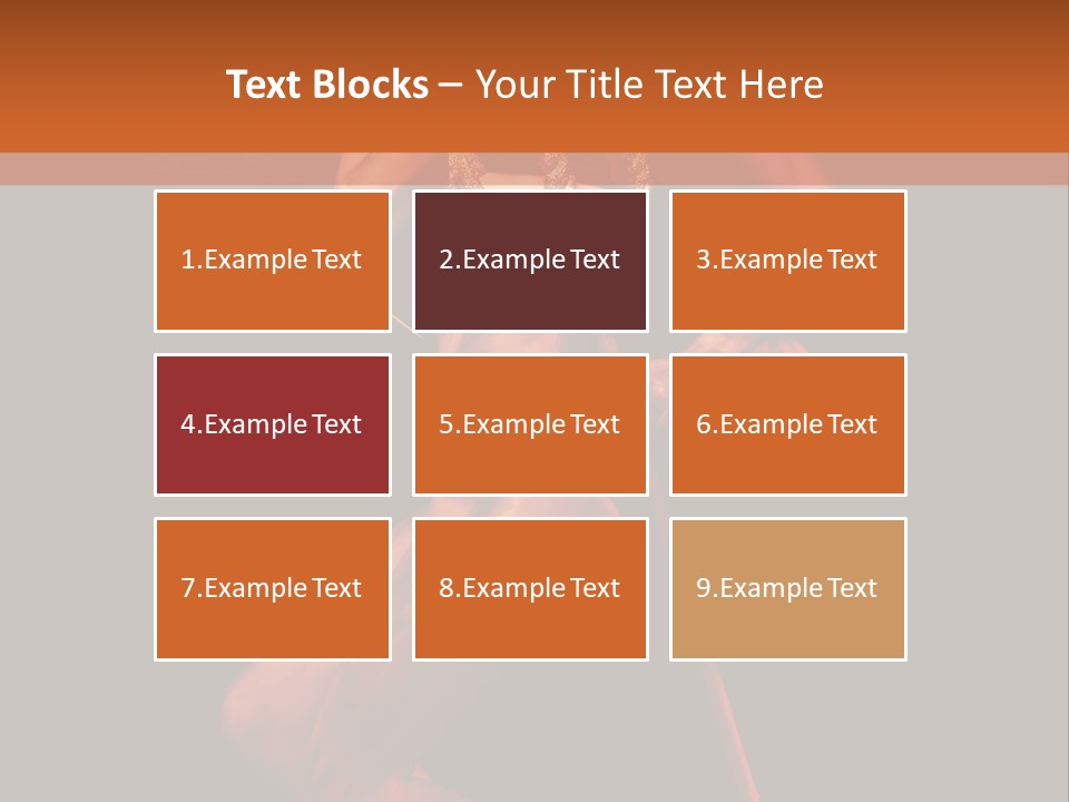 Black Trident Model PowerPoint Template