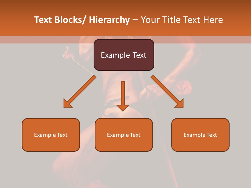 Black Trident Model PowerPoint Template