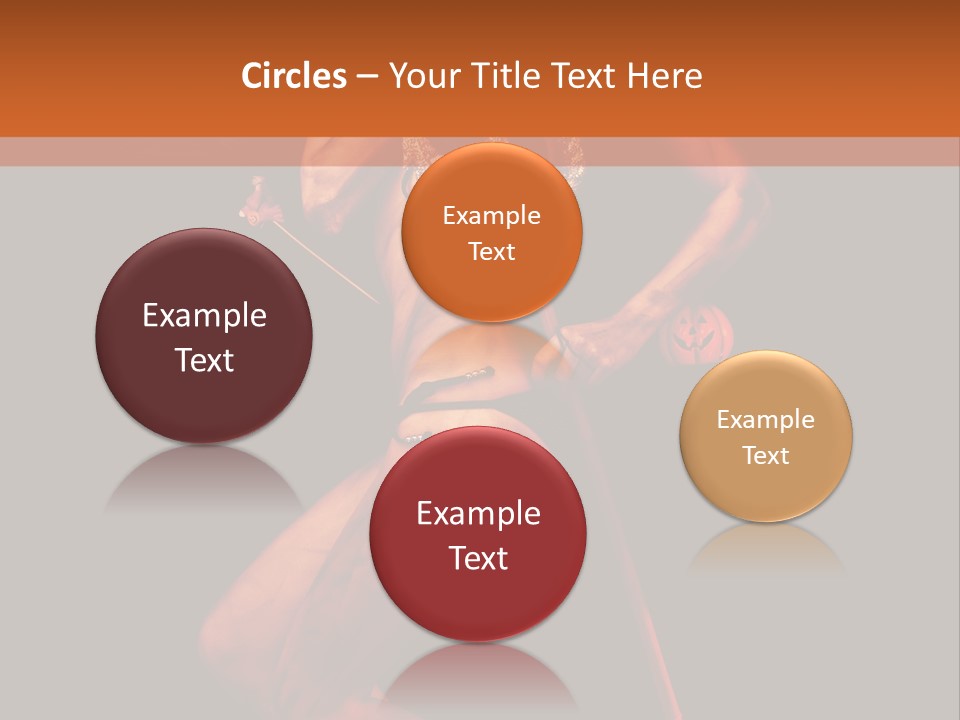 Black Trident Model PowerPoint Template