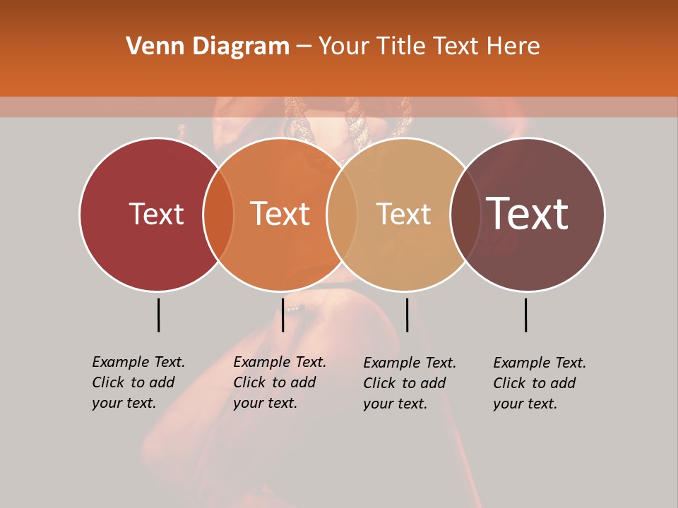Black Trident Model PowerPoint Template