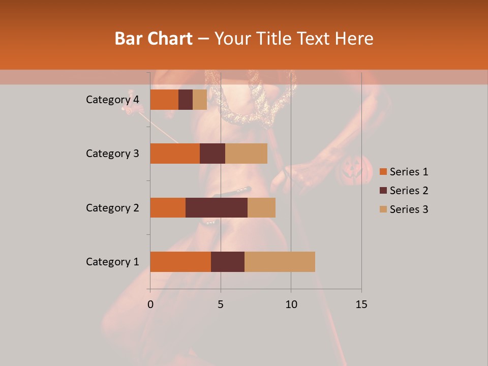 Black Trident Model PowerPoint Template