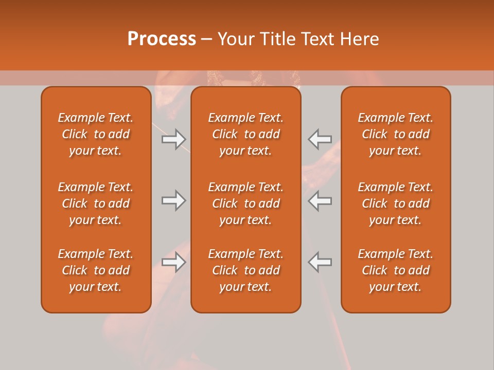 Black Trident Model PowerPoint Template