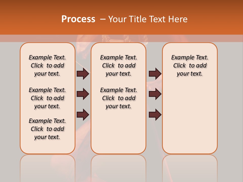 Black Trident Model PowerPoint Template