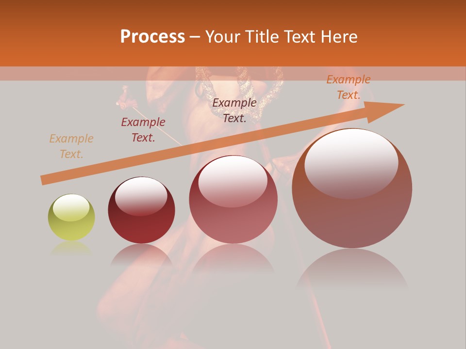 Black Trident Model PowerPoint Template