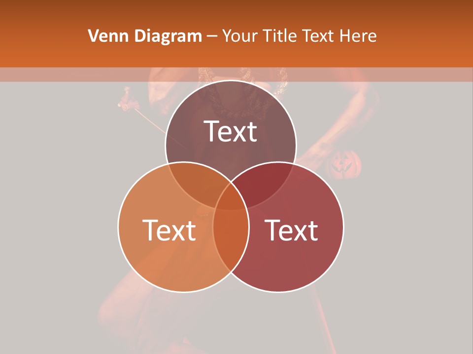 Black Trident Model PowerPoint Template