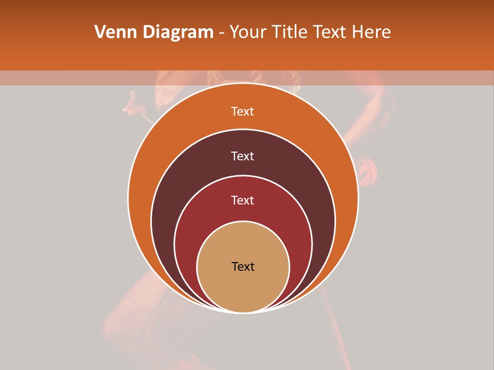 Black Trident Model PowerPoint Template